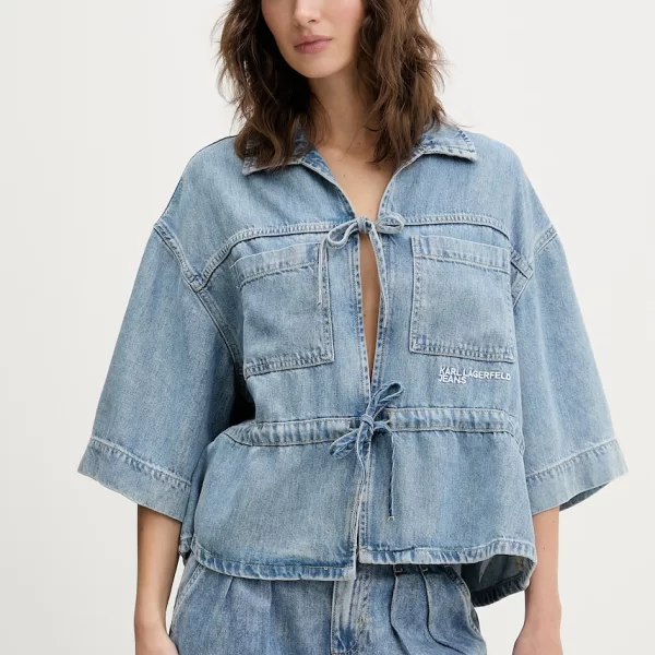 KARL LAGERFELD JEANS Τζιν πουκάμισο Karl Lagerfeld Jeans