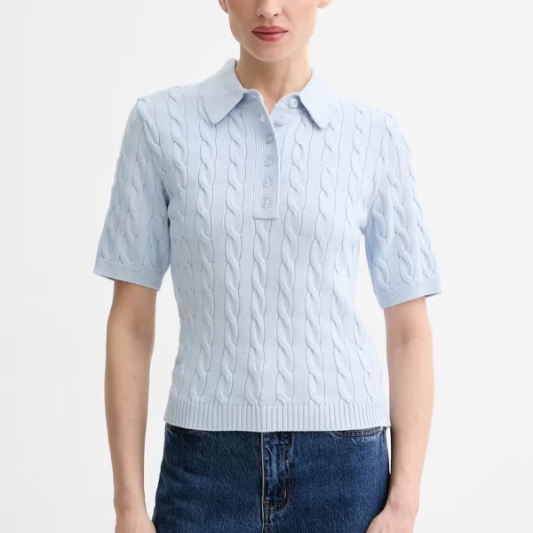 Gestuz Gestuz πουλόβερ με κοντό μανίκι γυναικείο με βισκόζη