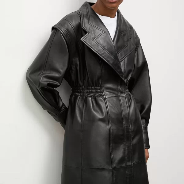 Answear Lab Answear.LAB Παλτό Γυναικείο δερμάτινο από την Unscripted collection