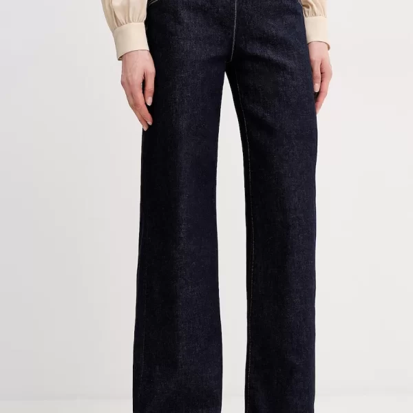 LUISA SPAGNOLI Luisa Spagnoli τζιν φαρδιάς γραμμής γυναικεία Almanacco