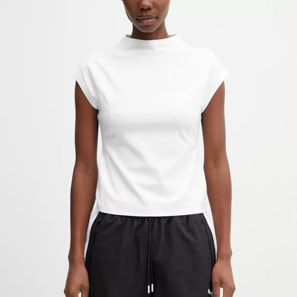 Puma Puma T-shirt Γυναικείο από βαμβάκι με ελαστάν PUMATECH SENSE