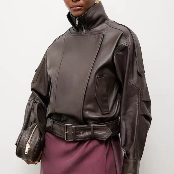 Answear Lab Answear.LAB Δερμάτινο Γυναικείο Τζάκετ από δέρμα από την Unscripted collection