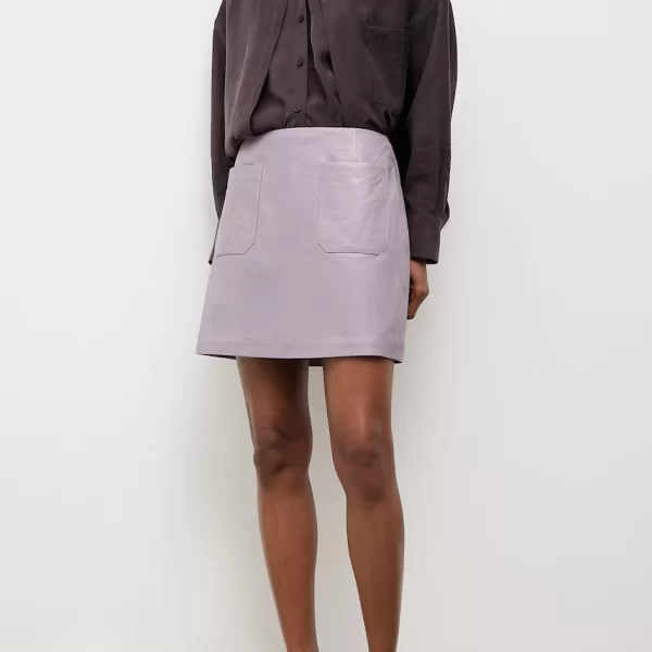 Answear Lab Answear.LAB Φούστα δερμάτινη από την Unscripted collection