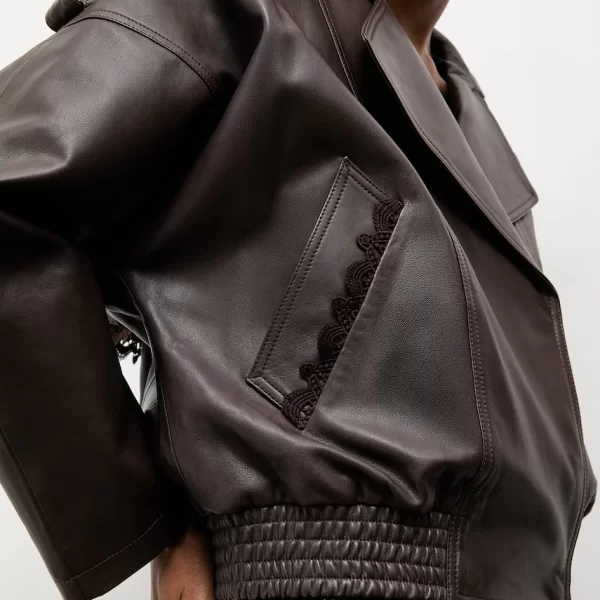 Answear Lab Answear.LAB μπουφάν γυναικείο δερμάτινο από την Unscripted collection