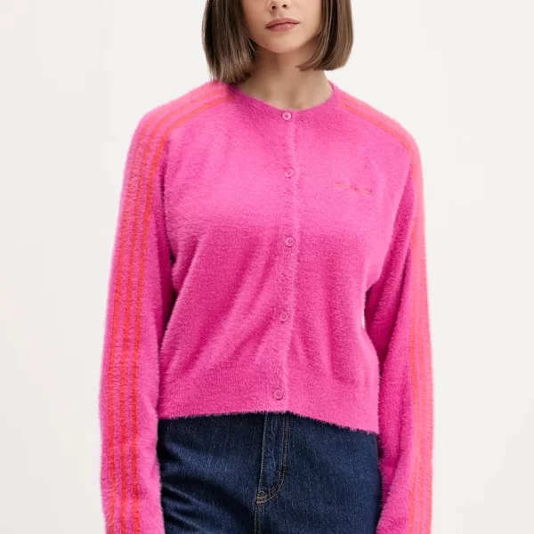 Adidas Originals Πλεκτή ζακέτα adidas Originals Fluffy Cardigan