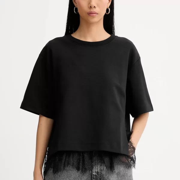 MUNTHE Βαμβακερό μπλουζάκι MUNTHE RACH