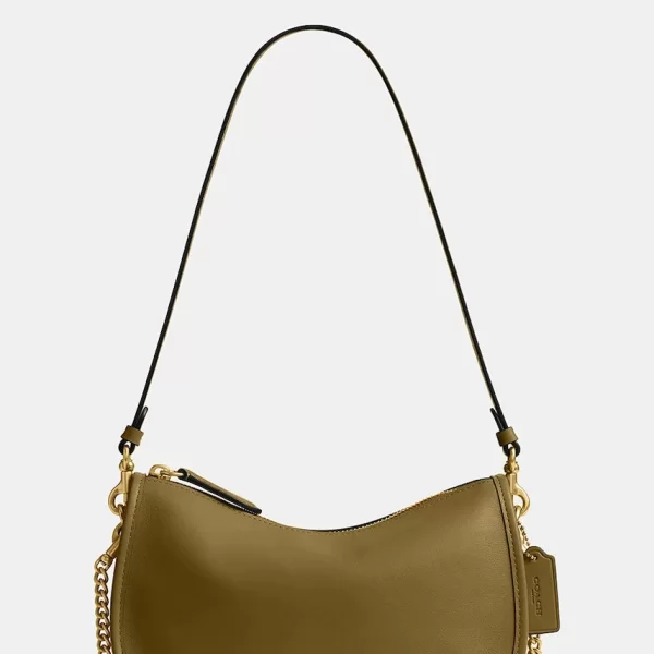 Coach Coach μικρή γυναικεία δερμάτινη τσάντα Waverly