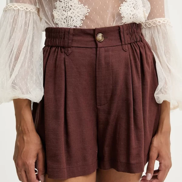 Answear Lab Σορτς με προσθήκη λινού Answear.LAB