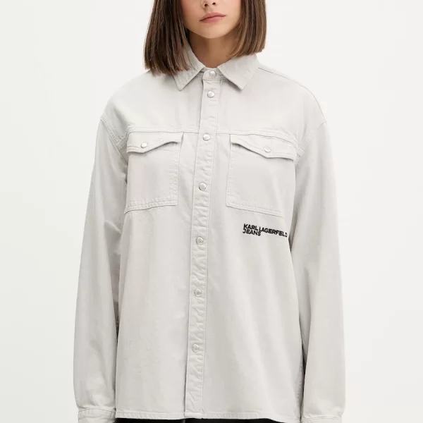 KARL LAGERFELD JEANS Τζιν πουκάμισο Karl Lagerfeld Jeans