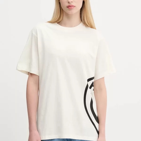 Hugo Blue Βαμβακερό μπλουζάκι Hugo Blue San Jared-C