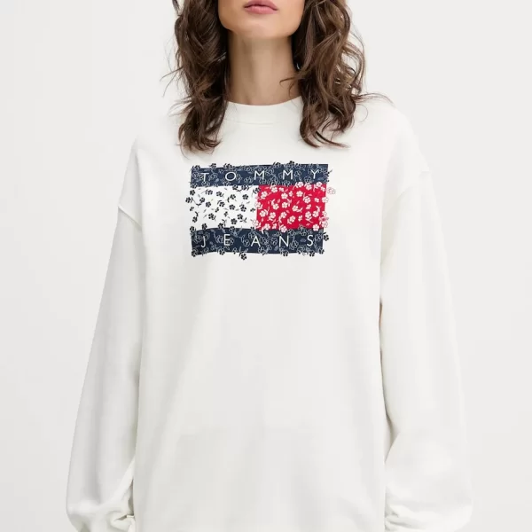 TOMMY JEANS Βαμβακερή μπλούζα Tommy Jeans