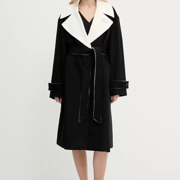 Karl Lagerfeld Μάλλινο παλτό Karl Lagerfeld