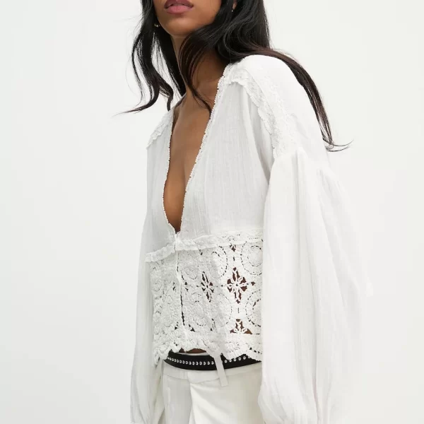 Answear Lab Βαμβακερή μπλούζα Answear.LAB