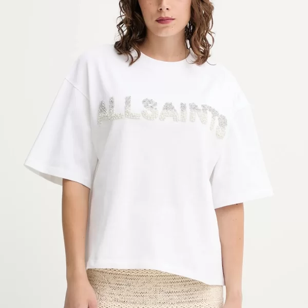 AllSaints Βαμβακερό μπλουζάκι AllSaints AMELIE