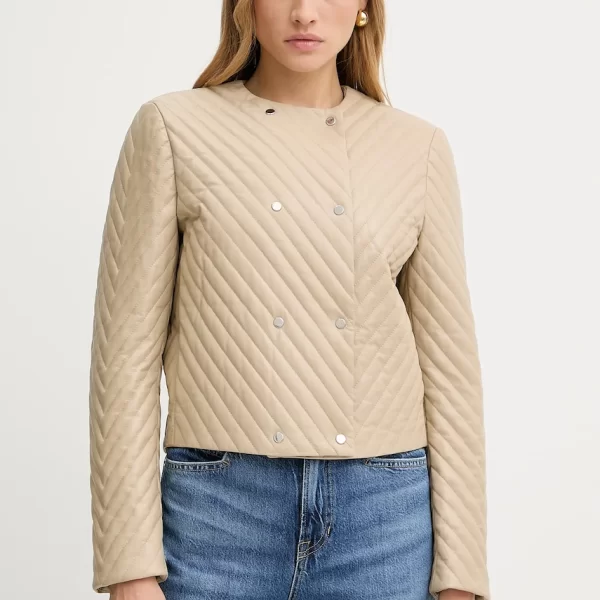 Boss Δερμάτινο μπουφάν BOSS Bashinah