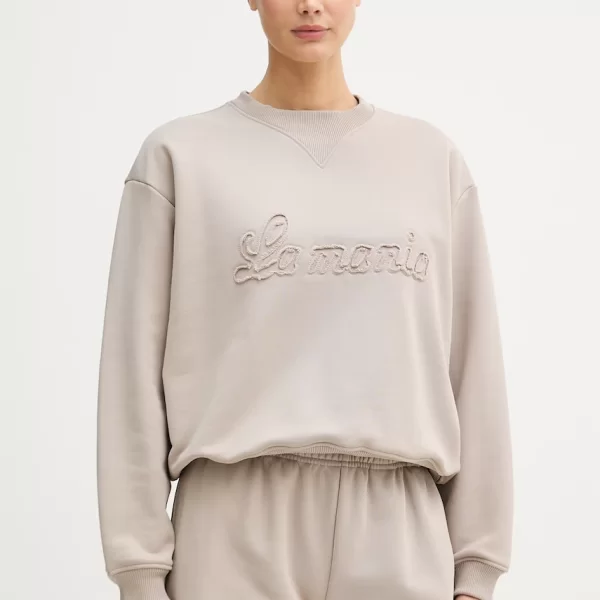 La Mania La Mania μπλούζα oversize γυναικεία βαμβακερή