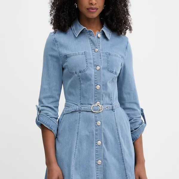 MORGAN Morgan σεμιζιέ ντένιμ