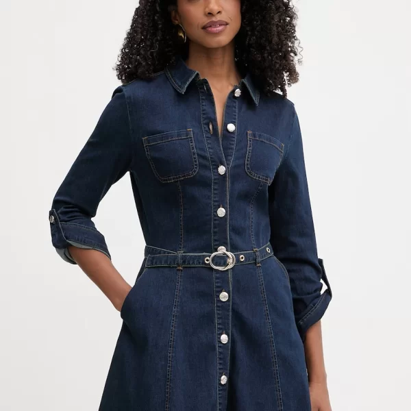 MORGAN Morgan σεμιζιέ ντένιμ