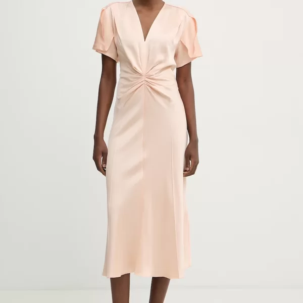 VICTORIA BECKHAM Victoria Beckham φόρεμα lingerie με βισκόζη