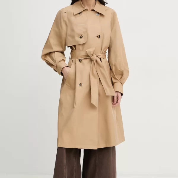 TWINSET Twinset Καμπαρντίνα γυναικεία βαμβακερή