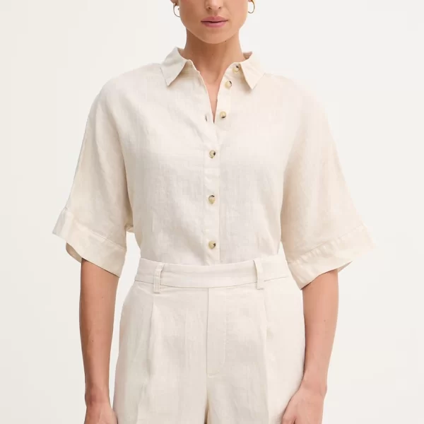OUÍ OUI πουκάμισο γυναικείο λινό