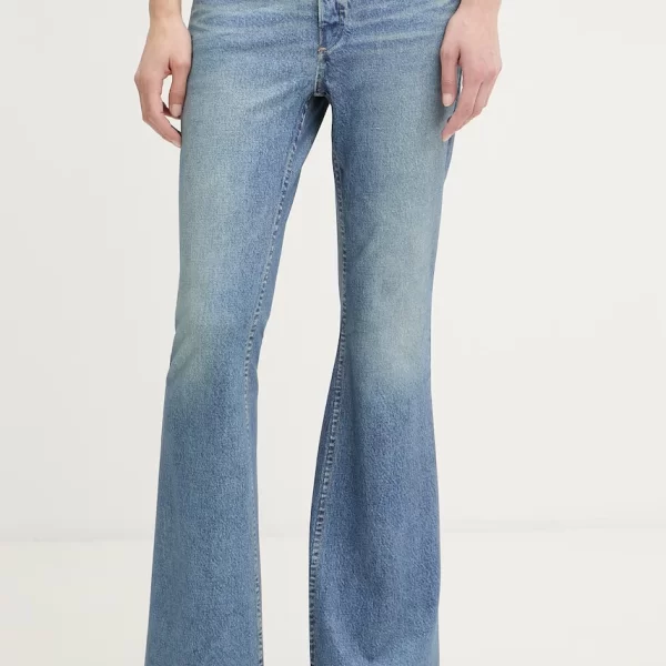 RAG & BONE rag & bone παντελόνι καμπάνα γυναικείο με βισκόζη Miramar Dhalia