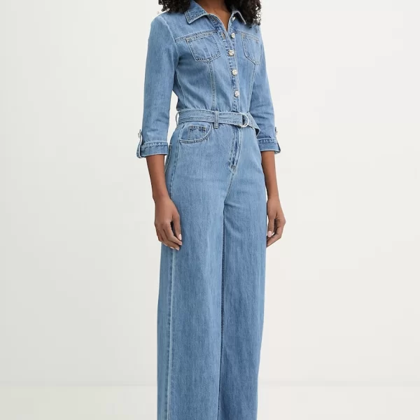 MORGAN Morgan Ολόσωμη φόρμα γυναικεία ντένιμ