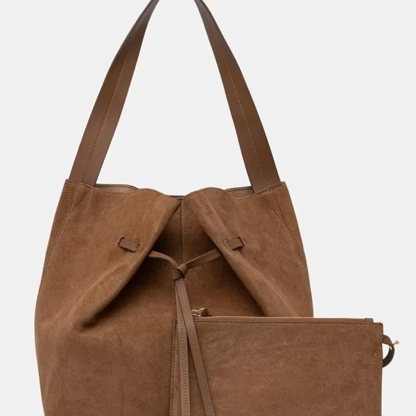 Marc O'Polo Marc O'Polo Shopper γυναικεία δέρμα σουέτ