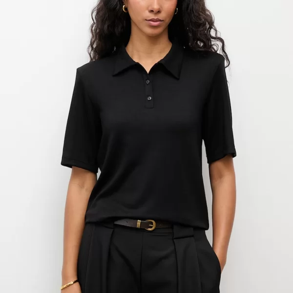 Answear Lab Answear.LAB πόλο γυναικείο με βισκόζη