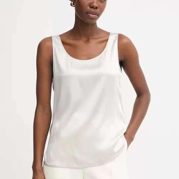 MM by Max Mara MM by Max Mara τοπ γυναικείο μεταξωτό PAN