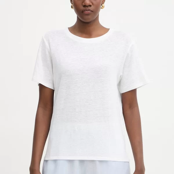 WEEKEND MAX MARA Weekend Max Mara t-shirt γυναικείο με λινό PELOTA