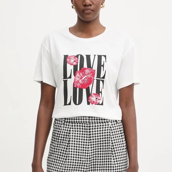 MORGAN Morgan t-shirt γυναικείο με βαμβάκι