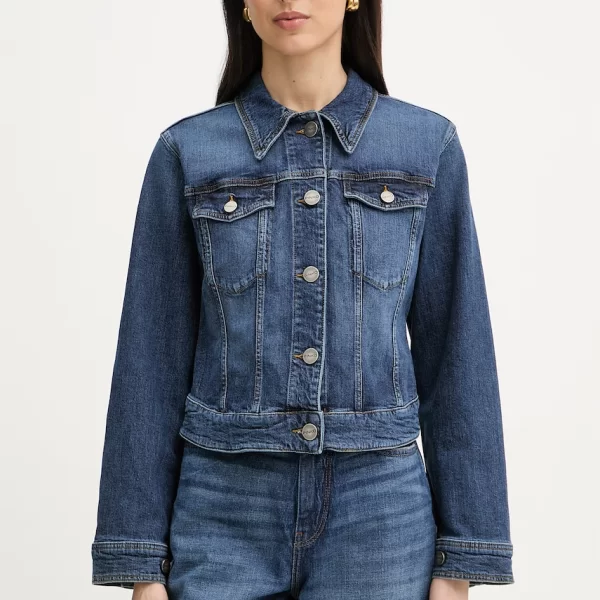 PINKO Pinko μπουφάν γυναικείο ντένιμ