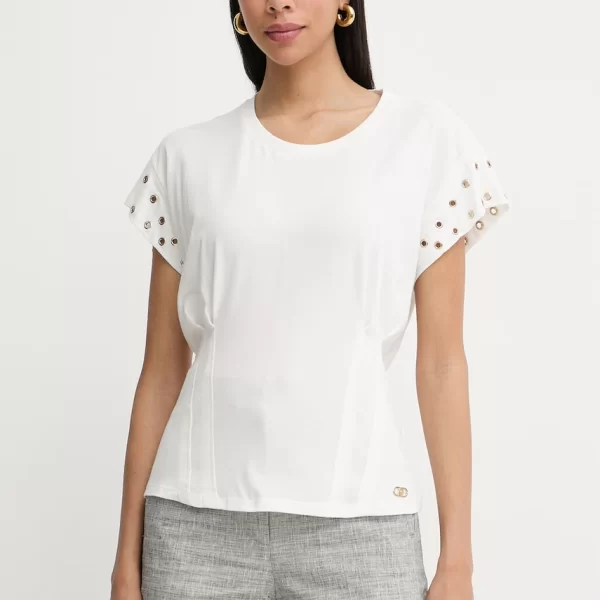 Liu Jo Liu Jo t-shirt γυναικείο βαμβάκι με ελαστάν