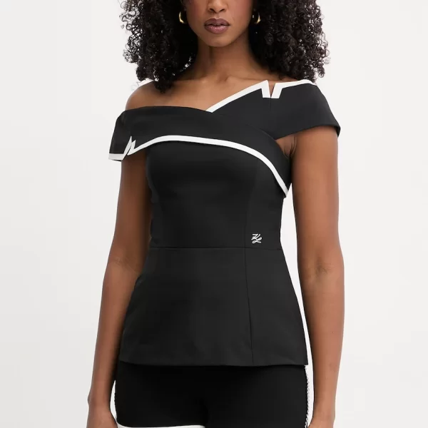 Karl Lagerfeld Karl Lagerfeld Μπλούζα γυναικεία με μαλλί