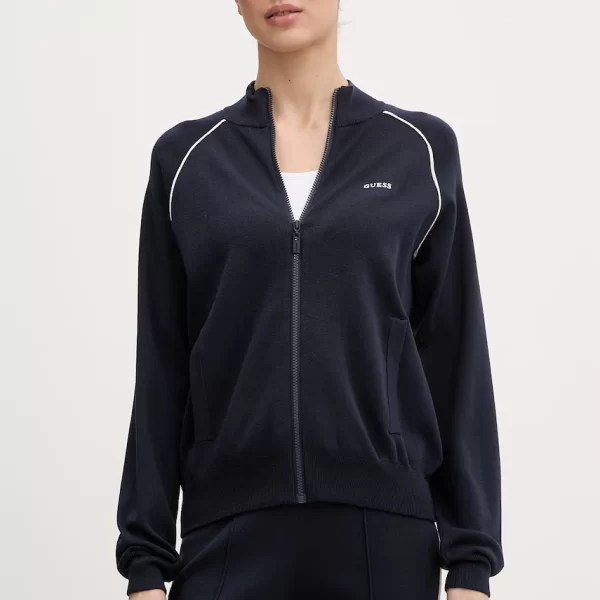 Guess Guess Μπλούζα με κουμπιά γυναικεία με βισκόζη LAURENE