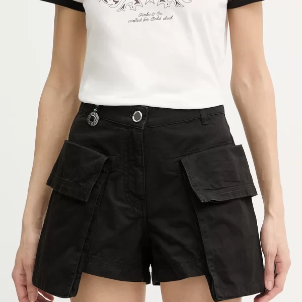 PINKO Pinko Σορτς cargo γυναικεία βαμβακερά