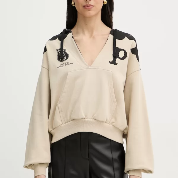 PINKO Pinko Μπλούζα με κουκούλα γυναικεία βαμβακερή