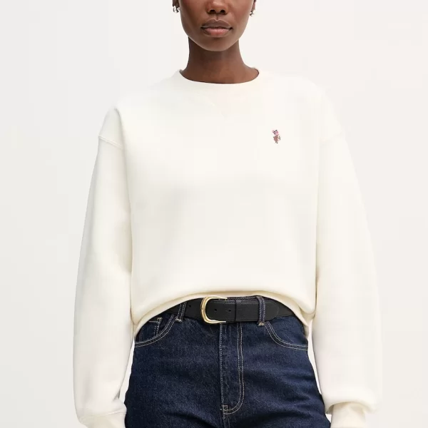 U.S. Polo Assn. U.S. Polo Assn. μπλούζα γυναικεία με βαμβάκι DHM CREW NECK SWEAT