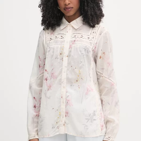 FRACOMINA Fracomina Πουκάμισο γυναικείο με βισκόζη