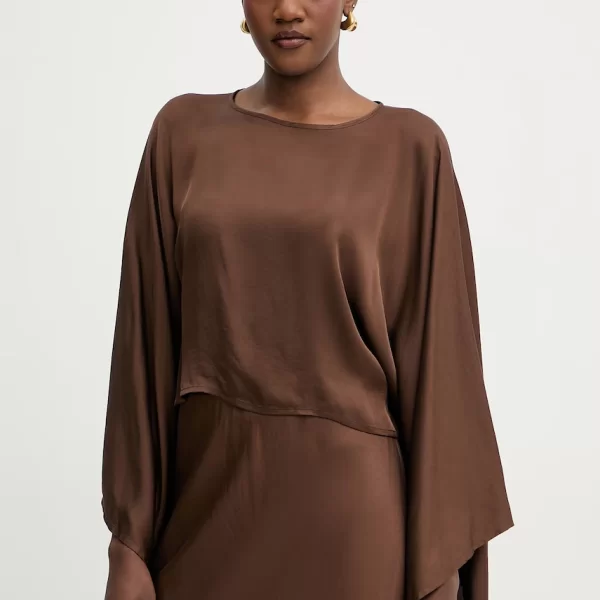 HAVEONE Haveone Μπλούζα γυναικεία με βισκόζη