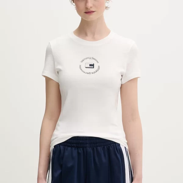 TOMMY JEANS Tommy Jeans Basic T-shirt Γυναικείο βαμβακερό
