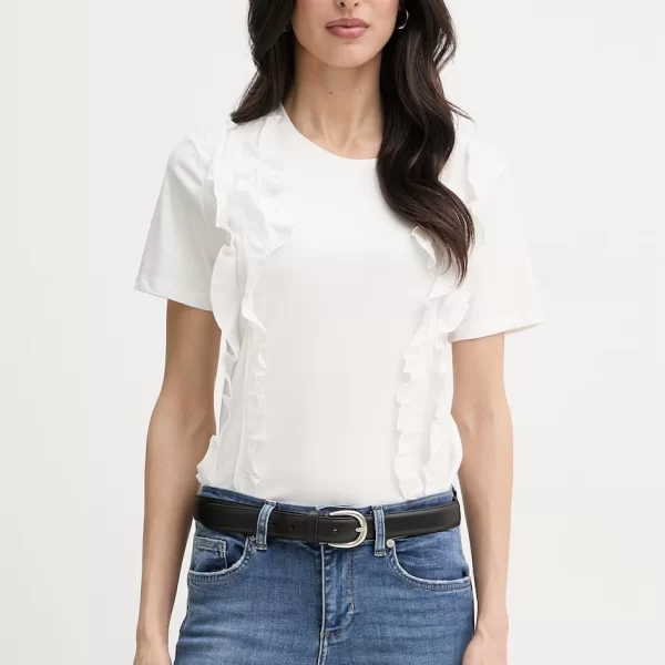 MORGAN Morgan Μπλουζάκι basic γυναικείο βαμβακερό