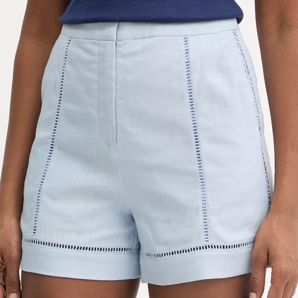 Karl Lagerfeld Karl Lagerfeld Σορτς Γυναικεία με πρόσμιξη λινού