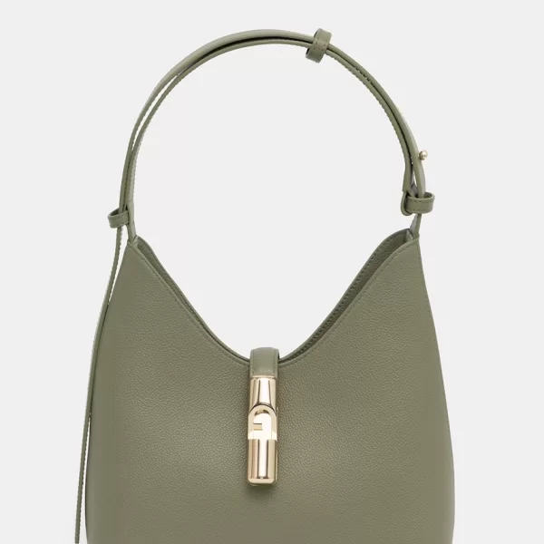 Furla Furla μικρή τσάντα γυναικεία δερμάτινη Goccia S Hobo