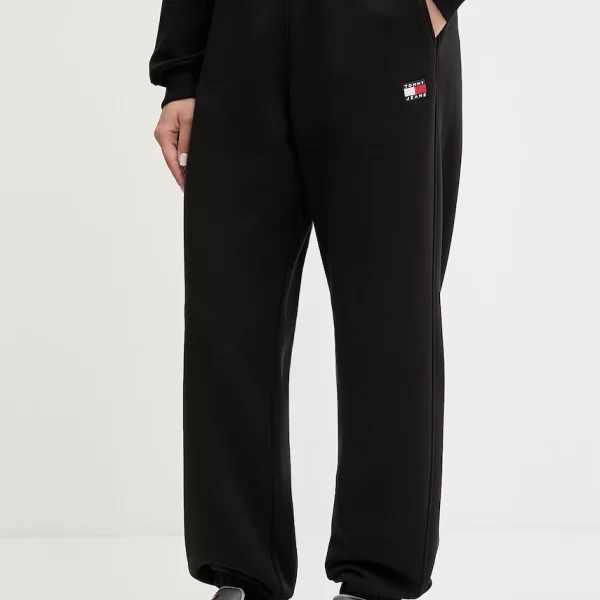 TOMMY JEANS Tommy Jeans παντελόνι επίσημο γυναικείο βαμβάκι