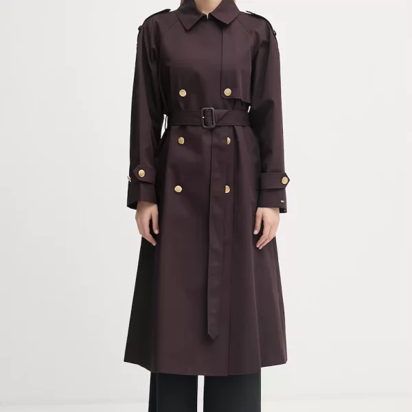 Tommy Hilfiger Tommy Hilfiger Καμπαρντίνα γυναικεία βαμβακερή