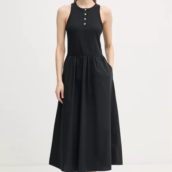 Tommy Hilfiger φόρεμα flared βαμβακερό