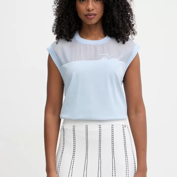 Karl Lagerfeld Karl Lagerfeld τοπ Γυναικείο βαμβακερό