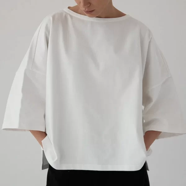 Muuv. Muuv. μπλουζάκι basic γυναικείο βαμβακερό KOAI